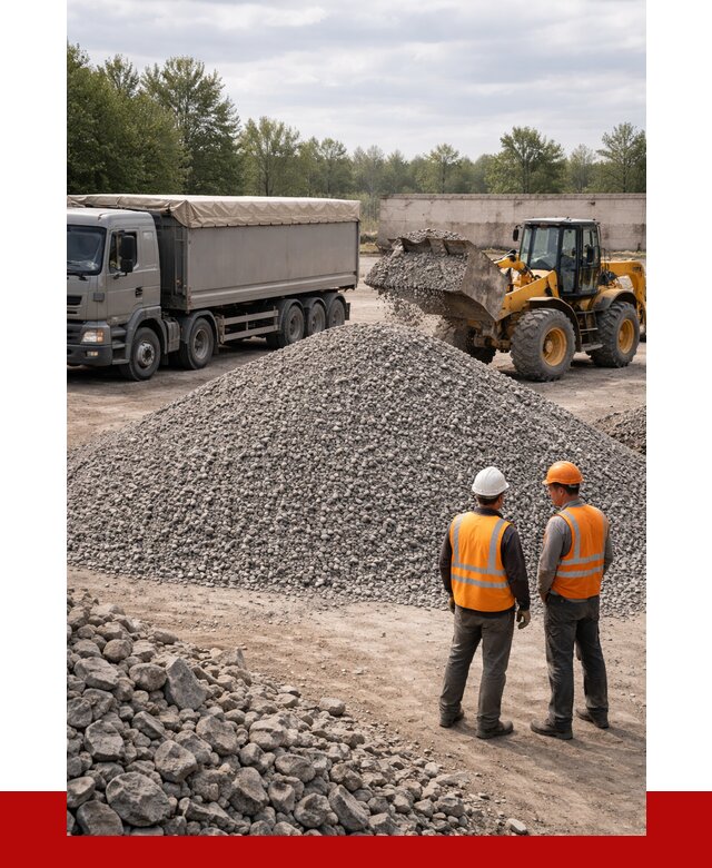 Гранитный щебень фракция 5-20 в Комсомольске-на-Амуре от 4286 руб | ПРОНЕРУДКмс