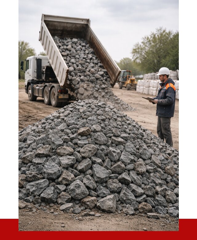 Гранитный щебень фракция 100-200 в Комсомольске-на-Амуре от 4286 р. ПРОНЕРУДКмс