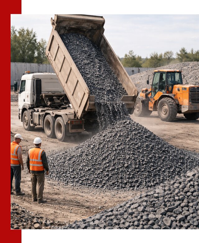 Доставка и продажа щебня габбро-диабаза в Комсомольске-на-Амуре