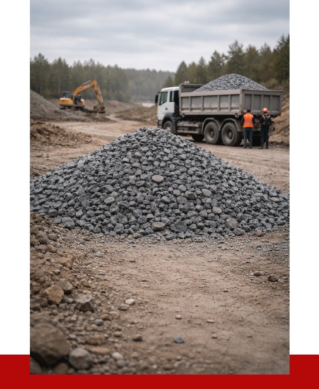 Щебень габбро диабаз фракция 40-70 в Комсомольске-на-Амуре от 2245 р-ПРОНЕРУДКмс