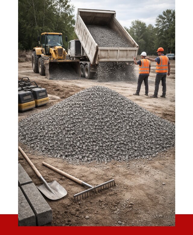 Гравийный щебень купить в Комсомольске-на-Амуре от 2245 р. ПРОНЕРУДКмс
