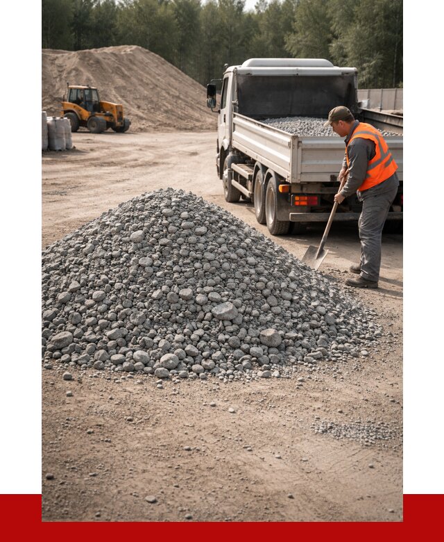 Гравийный щебень фракция 5-10 в Комсомольске-на-Амуре от 2245 р. | ПРОНЕРУДКмс