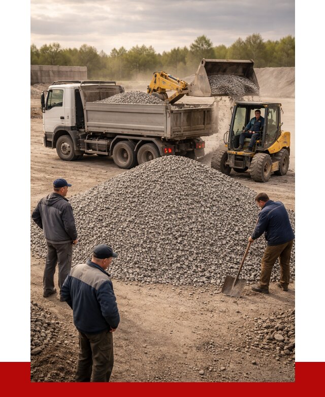 Гравийный щебень фракция 5-20 в Комсомольске-на-Амуре от 2449 р. ПРОНЕРУДКмс