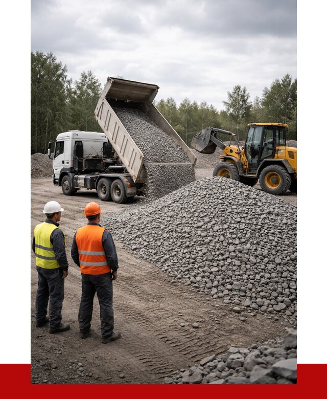 Гравийный щебень фракция 40-70 в Комсомольске-на-Амуре от 9694р | ПРОНЕРУДКмс