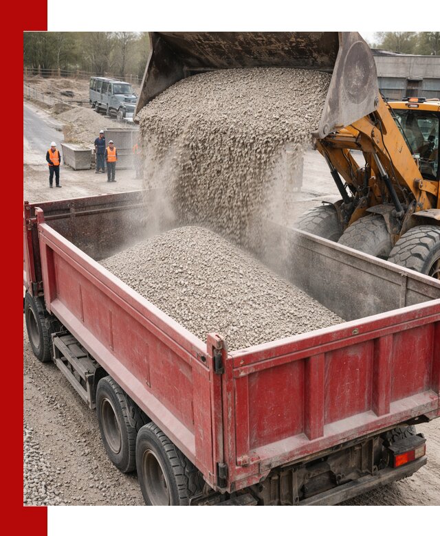 Купить известняковый щебень фракции 0-5 с доставкой в Комсомольске-на-Амуре