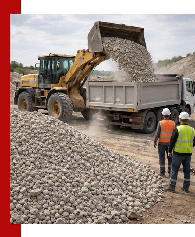 Доломитовый щебень фракция 40–71 доставка и продажа в Комсомольске-на-Амуре