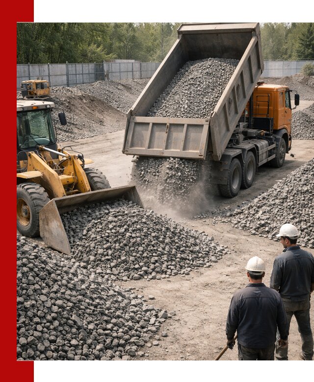 Шлаковый щебень фракция 20-40 доставка и продажа в Комсомольске-на-Амуре