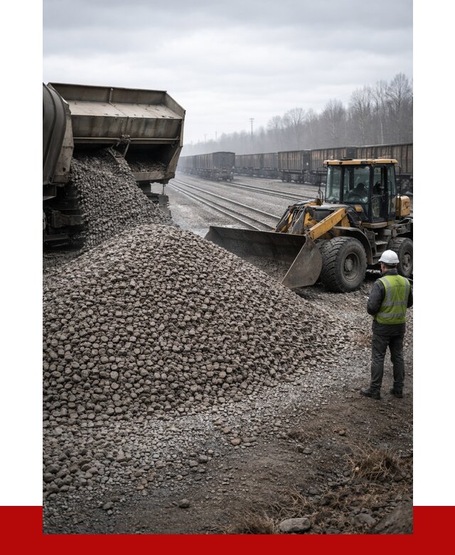 Купить железнодорожный щебень в Комсомольске-на-Амуре от 2857 р. | ПРОНЕРУДКмс
