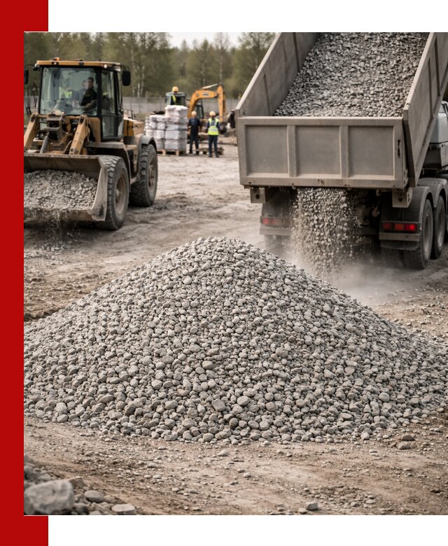 Вторичный щебень фракции 5-20 в Комсомольске-на-Амуре — доставка и продажа крупнотоннажно