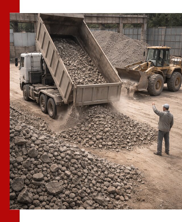 Вторичный щебень фракция 20-40 с доставкой в Комсомольске-на-Амуре