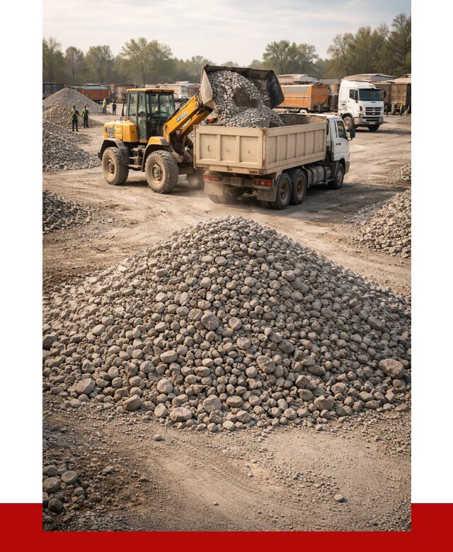 Вторичный щебень фракция 40-70 в Комсомольске-на-Амуре от 1775 р, ПРОНЕРУДКмс