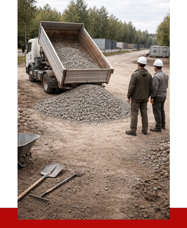 Бетонный щебень фракция 5-20 в Комсомольске-на-Амуре от 3265 р., ПРОНЕРУДКмс