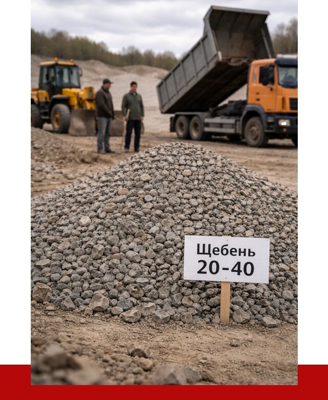 Бетонный щебень фракция 20-40 в Комсомольске-на-Амуре от 2500 р. | ПРОНЕРУДКмс