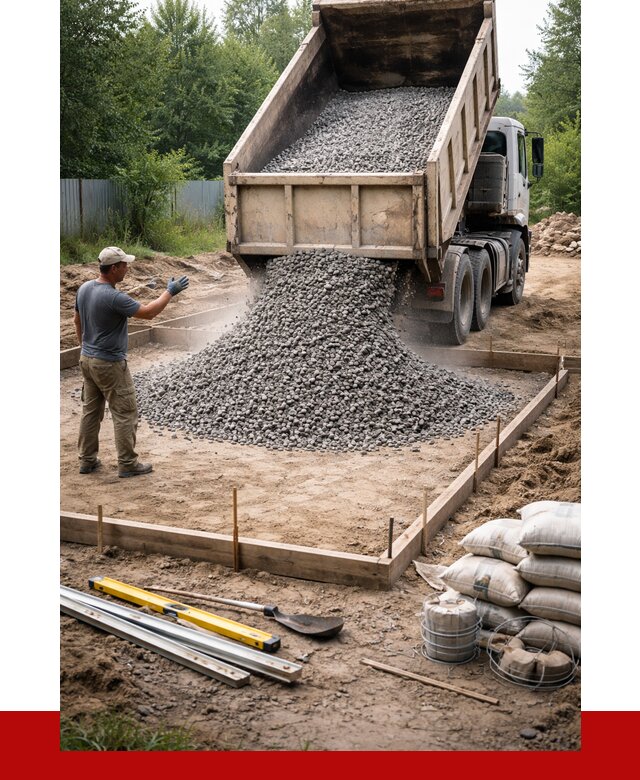 Купить щебень для фундамента в Комсомольске-на-Амуре от 4592 р. | ПРОНЕРУДКмс