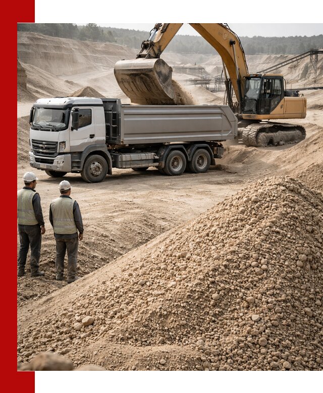 Карьерный крупнозернистый песок с доставкой в Комсомольске-на-Амуре
