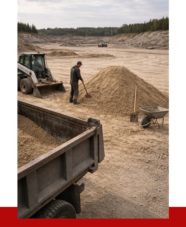 Карьерный песок среднезернистый в Комсомольске-на-Амуре, от 2245 р. ПРОНЕРУДКмс