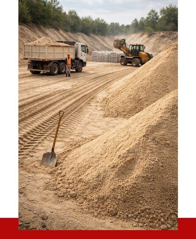 Карьерный песок мелкозернистый в Комсомольске-на-Амуре от 9184 р. | ПРОНЕРУДКмс