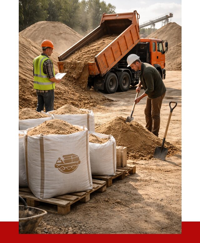 Строительный песок в Комсомольске-на-Амуре от 2245 р. с доставкой, ПРОНЕРУДКмс