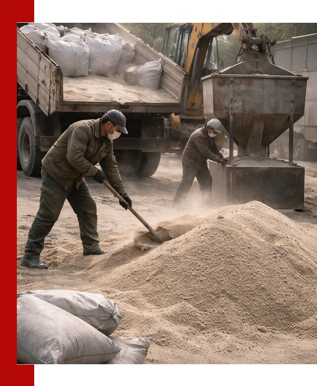 Кварцевый песок для пескоструя в Комсомольске-на-Амуре — доставка и качество