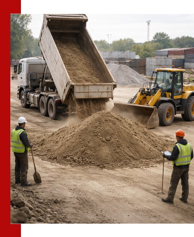 Доставка и продажа пескогрунта оптом и в розницу в Комсомольске-на-Амуре