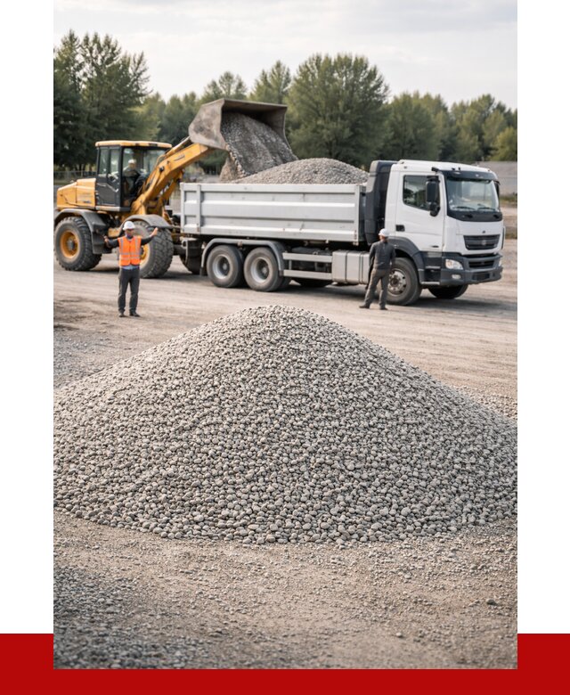 Купить мытый гравий в Комсомольске-на-Амуре от 3571 р, доставка ПРОНЕРУДКмс