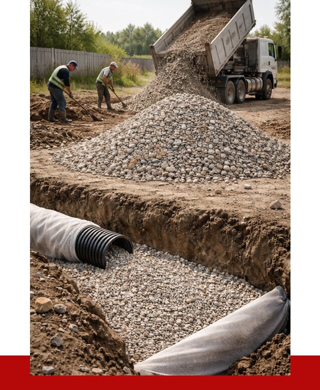 Гравий для дренажа в Комсомольске-на-Амуре от 2245 р., доставка ПРОНЕРУДКмс