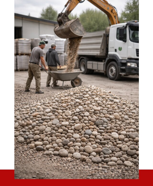 Галька декоративная в Комсомольске-на-Амуре от 3265 р. за куб | ПРОНЕРУДКмс