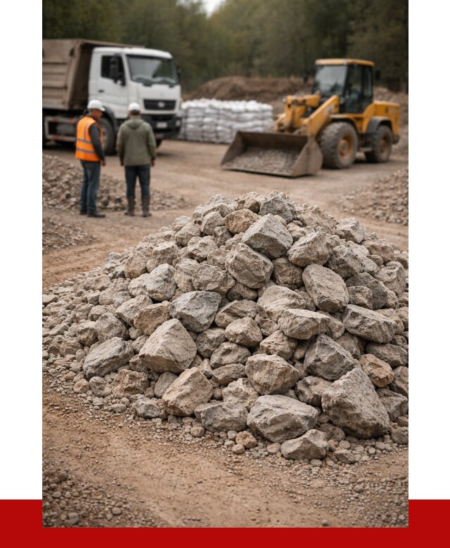Купить бутовый камень с доставкой в Комсомольске-на-Амуре от 2347 р. | ПРОНЕРУДКмс