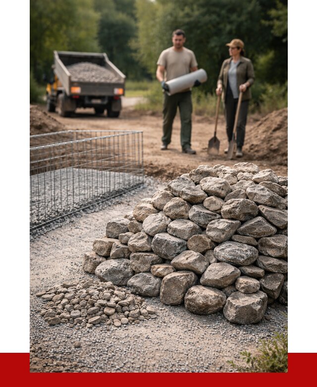 Камень для габионов фракция 100-200 в Комсомольске-на-Амуре от 4898 р. | ПРОНЕРУДКмс