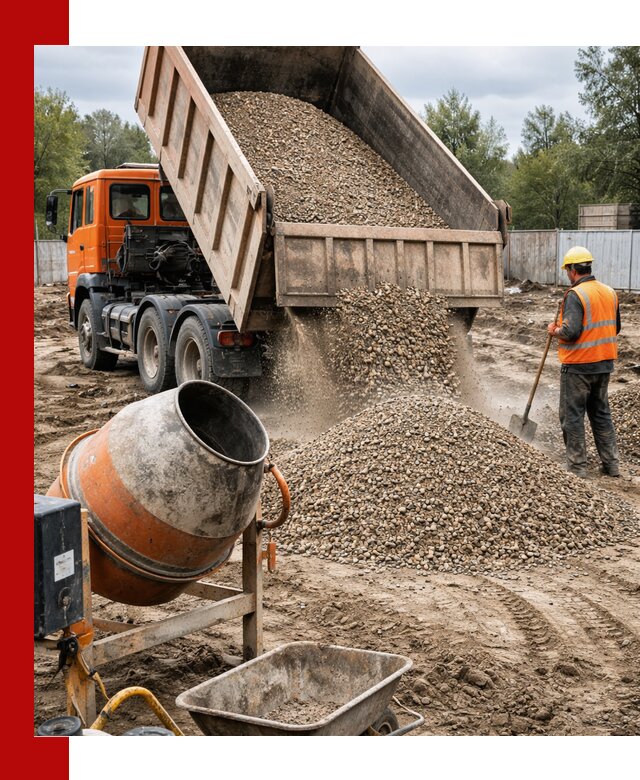 Опгс для бетона с доставкой самосвалом в Комсомольске-на-Амуре от производителя