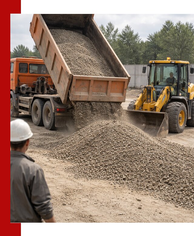 Доставка щпс С8 самосвалами в Комсомольске-на-Амуре от производителя