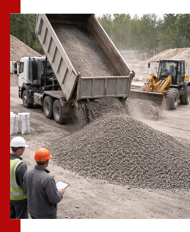 Доставка и продажа гранитного отсева 0-10 в Комсомольске-на-Амуре