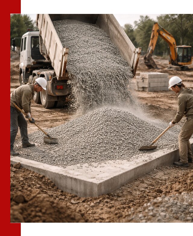 Доставка и продажа отсева для бетона в Комсомольске-на-Амуре