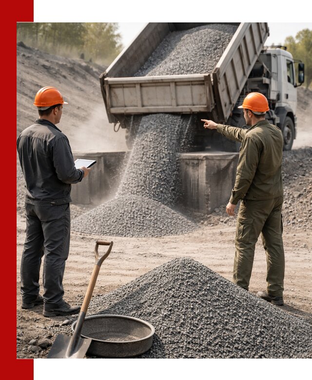 Гранитная крошка фракция 2-5 доставка в Комсомольске-на-Амуре