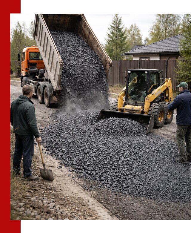 Крошка габбро с доставкой в Комсомольске-на-Амуре для строительных работ