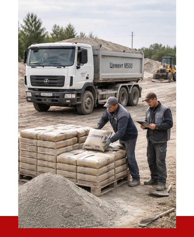 Купить цемент м500 с доставкой в Комсомольске-на-Амуре от 5306 р. | ПРОНЕРУДКмс