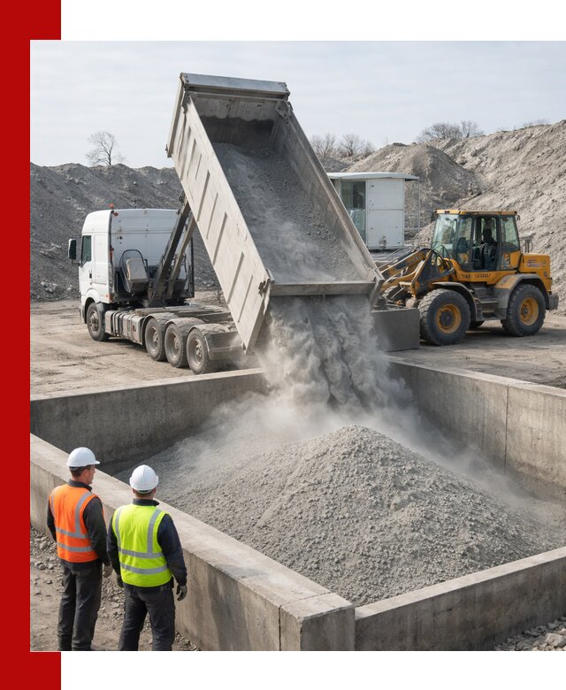 Доставка цемента навалом в Комсомольске-на-Амуре крупными партиями