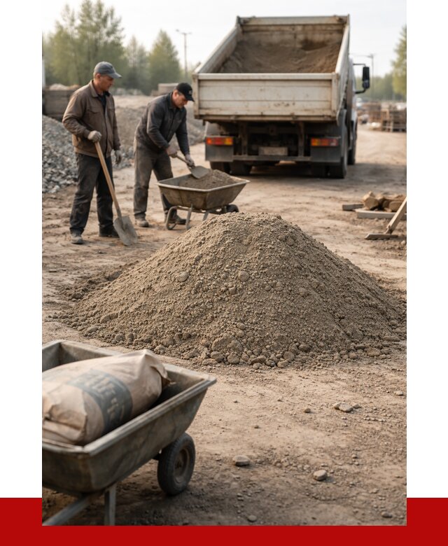 Цементно-песчаная смесь М150 в Комсомольске-на-Амуре от 4796 р. | ПРОНЕРУДКмс