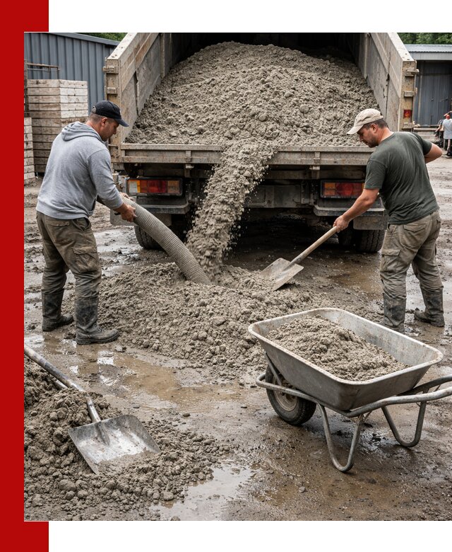 Цементно-песчаная смесь М150 доставка в Комсомольске-на-Амуре