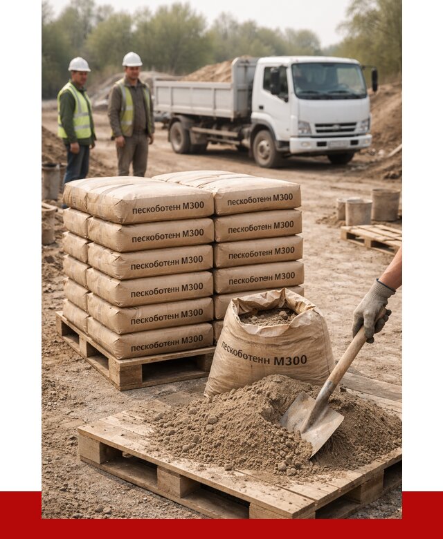 Пескобетон М300 в Комсомольске-на-Амуре с доставкой от 4745 р. за куб | ПРОНЕРУДКмс