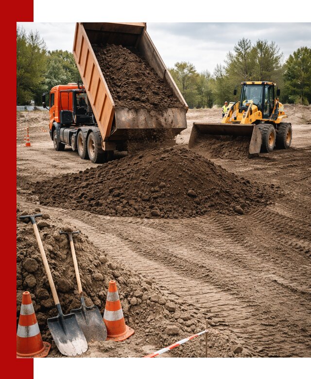 Поставка и доставка планировочного грунта в Комсомольске-на-Амуре