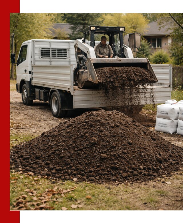 Доставка садовой земли в больших объёмах в Комсомольске-на-Амуре
