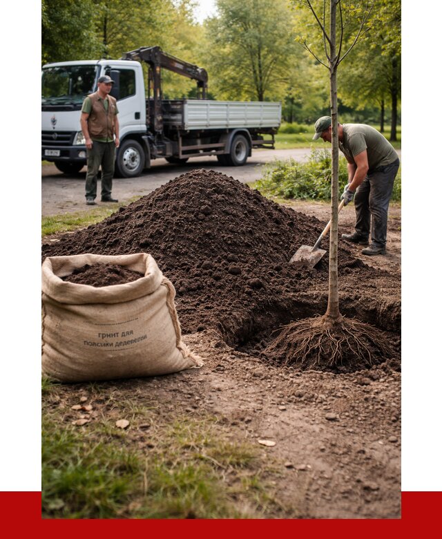 Грунт для посадки деревьев в Комсомольске-на-Амуре от 1224 р. | ПРОНЕРУДКмс