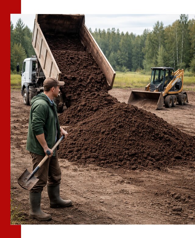 Купить верховой торф с доставкой в Комсомольске-на-Амуре для садоводства и растений