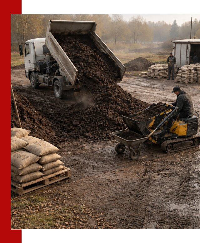 Кислый торф в доставке по выгодным ценам в Комсомольске-на-Амуре