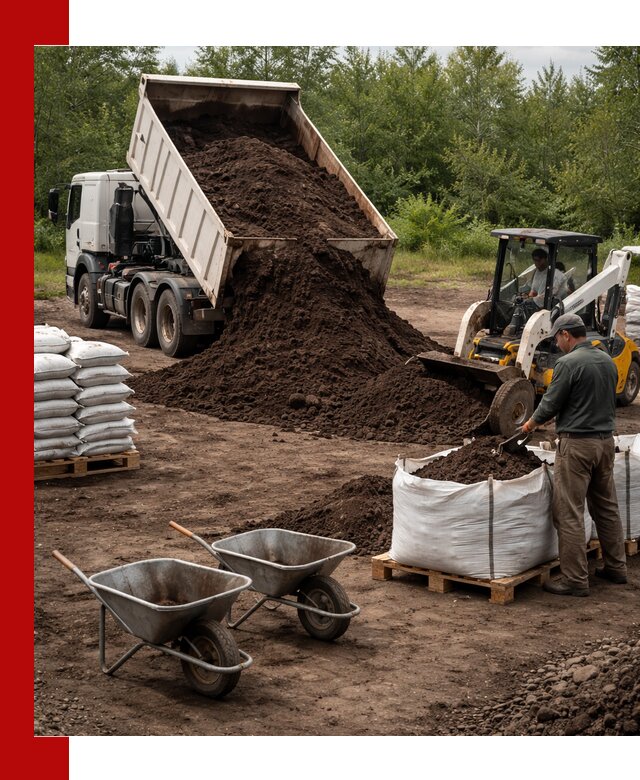 Доставка и продажа торфогрунта в Комсомольске-на-Амуре оптом и в розницу