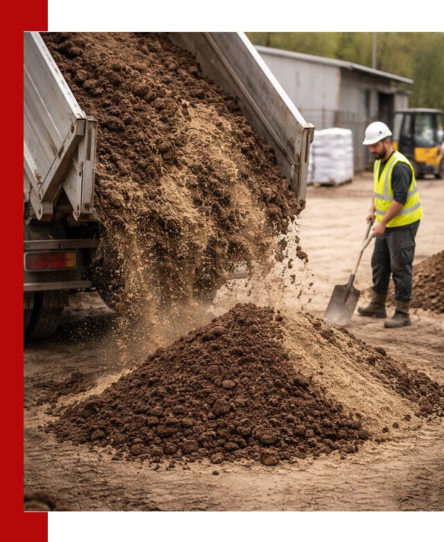 Доставка торфо-песчаной смеси в Комсомольске-на-Амуре для строительства и озеленения