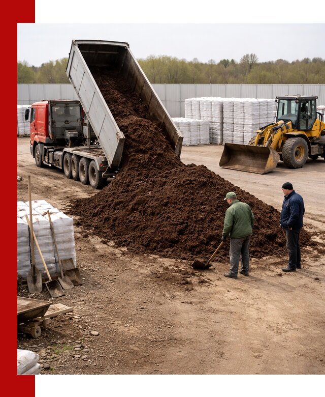 Доставка торфяных смесей оптом и в розницу в Комсомольске-на-Амуре