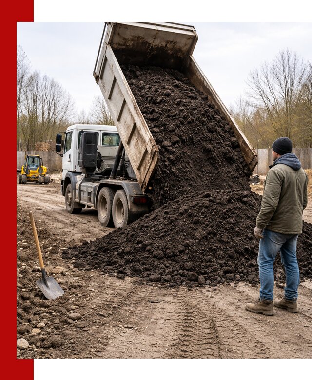 Доставка чернозема навалом в Комсомольске-на-Амуре быстро и выгодно