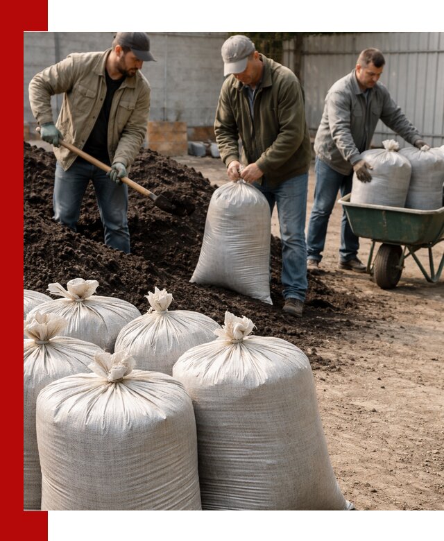 Купить чернозем в мешках с доставкой в Комсомольске-на-Амуре